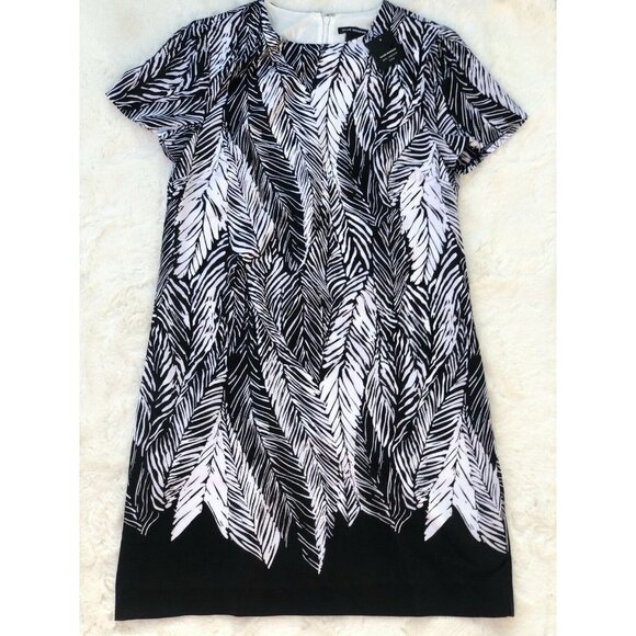 Club Monaco Squelah Silk Shift Dress Size 00 XXS B - Picture 1 of 9